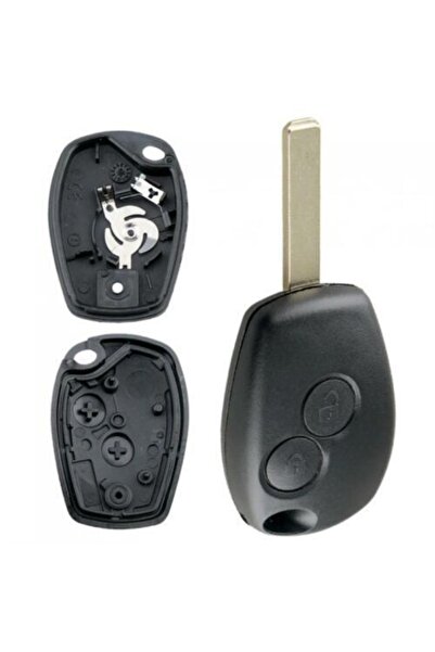 Choice غطاء مفتاح تحكم عن بعد بزرين لسيارات رينو مودوس، كليو 3، توينجو، وكانجو