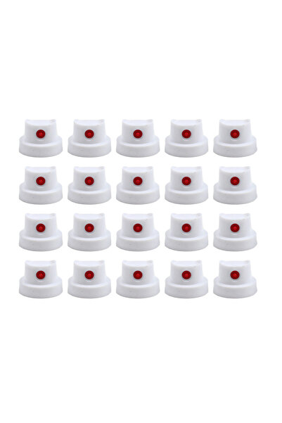 Choice 20PCS 20PCS Dot Fat Spray Paint Cap Plastic Spray Nozzles White Spray ...