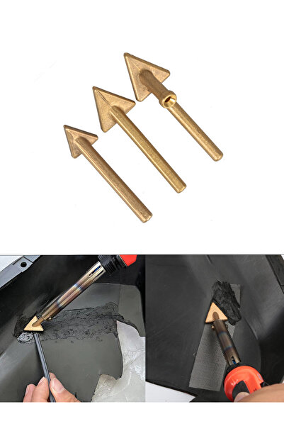 Choice 3 قطعة لحام البلاستيك الحديد لحام الحديد نصائح النحاس إصلاح الثلاثي تن...