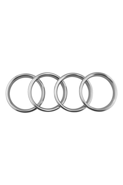 Choice غطاء حلقي فضي اللون لفتحة تهوية مكيف الهواء، ملصق تزييني لسيارة أودي A...