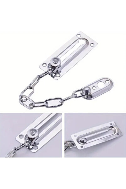 Choice 1 قطعة سلسلة باب الأمان المنزل مكتب قفل الحرس مزلاج الفولاذ المقاوم لل...