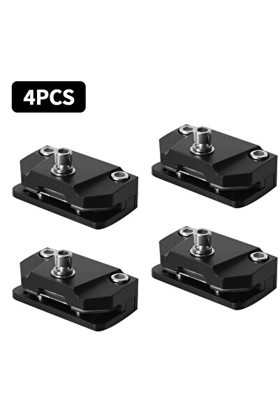 Choice1 4pcs black Car Headlight Holder Hood LED Work Light Bar Clamp Spotlig...