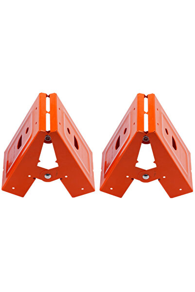 Choice حامل منشار برتقالي مكون من قطعتين، حوامل معدنية متينة وسهلة التركيب لإ...