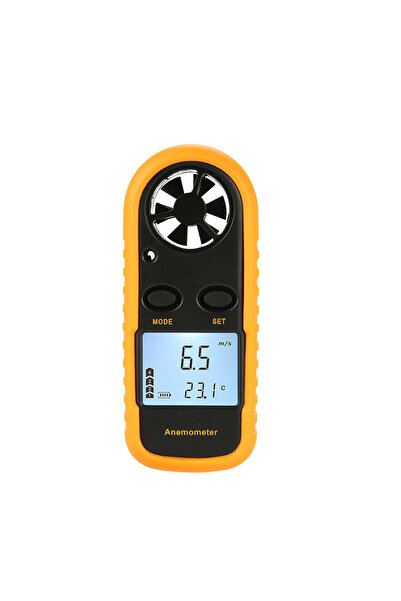 Choice مقياس سرعة الرياح الرقمي المصغر من النوع A، نطاق 0-30 م/ث، مزود بإضاءة...