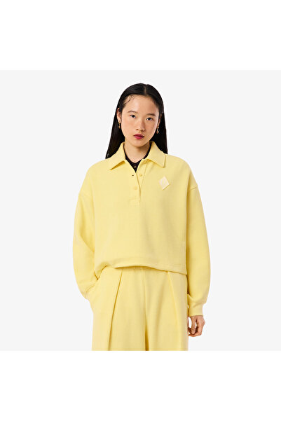 Lacoste Oversized Ribbed Polo Sweatshirt - SF9781-00-864