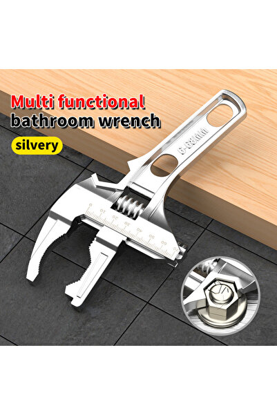 Choice Bathroom wrench Repair tool bathroom wrench adjustable large opening w...