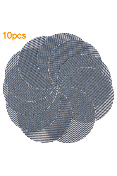 Choice4 80 قرص صنفرة شبكي 5 بوصة، 10 قطع، متنوعة الحبيبات من 80 إلى 320، لاصق...