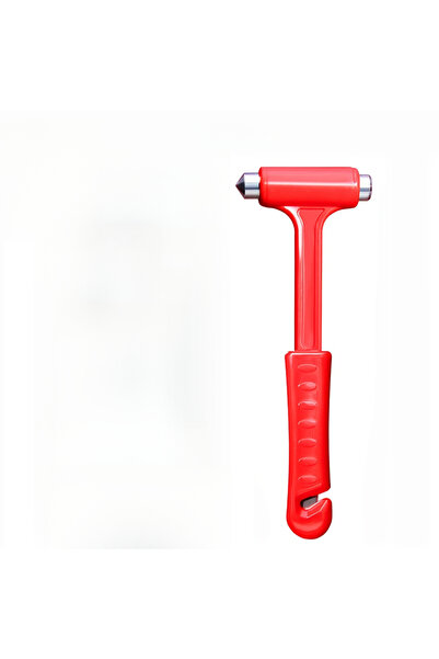 Choice مطرقة طوارئ فولاذية للسيارة مزودة بقاطع حزام، قطعة واحدة، للاستخدام في...