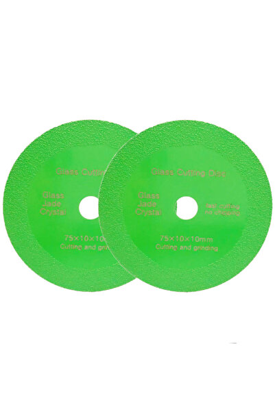 Choice 2Pcs-75mm Pcs Glass Cutting Disc 75mm Ultra-thin Saw Blade Diamond Jad...