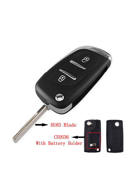 Choice4 2 BT HU83 CE0536 KEYYOU قطعة واحدة لسيارات سيتروين C2 C4 C5 بيرلينجو ...