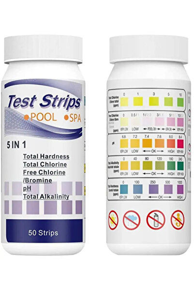 Choice شرائط اختبار درجة الحموضة 5 في 1، أداة اختبار متعددة الأغراض لمياه حما...