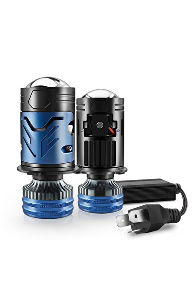 Choice مصباح أمامي LED للسيارة H4 LHD عدد 2، عدسة صغيرة H4 12 فولت، ضوء أبيض ...