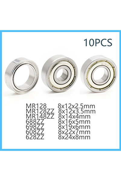 Choice1 MR148ZZ 8x14x4 10Pcs 8mm ID MR128ZZ MR148ZZ 688ZZ 698ZZ 608ZZ 628ZZ D...