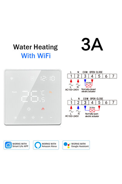 Choice 220-240V ME81LED -3A -01 Tuya Smart Home Wifi Heating Thermostat Warm ...