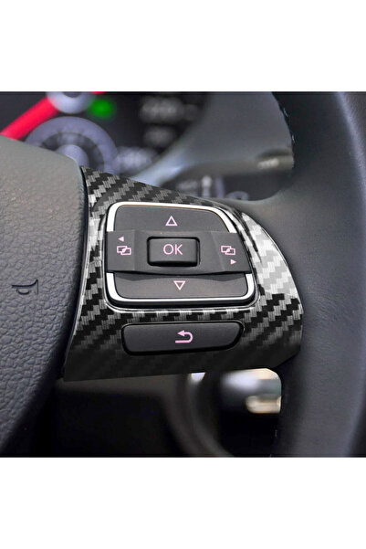 Choice زر عجلة القيادة الداخلية لسيارات فولكس فاجن جولف MK6 باسات B7 CC إيوس ...