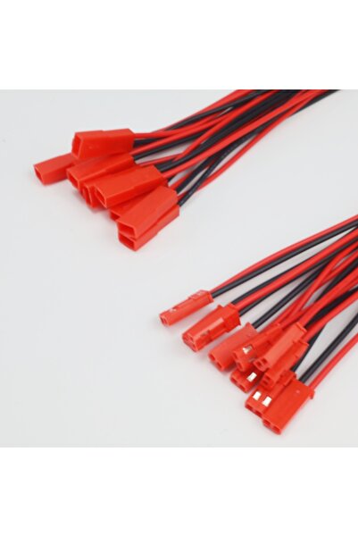 Choice 10 أزواج - 20 سم، 10 أزواج، 22 AWG، 20 سم، موصل قابس JST، موصل قابس ثن...