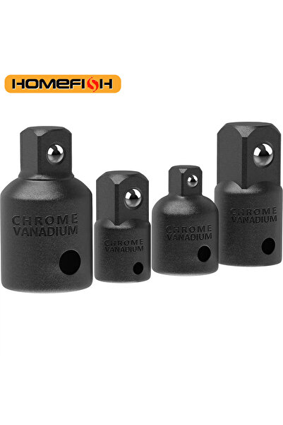 Choice 4PCS Impact Socket Adapter Reducer Set 1/2 3/8 1/4 inch Use Wrenches D...