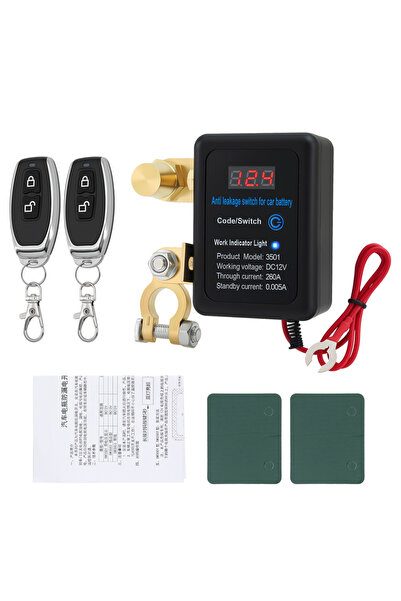 Choice مفتاحان للتحكم عن بعد في بطارية السيارة 12 فولت، مضاد للتسرب، 260 أمبي...