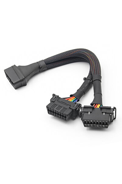 Choice كابل تمديد 1 في 2 من مادة PVC OBD2، كابل تمديد 1 في 2، ذكر إلى أنثى مز...