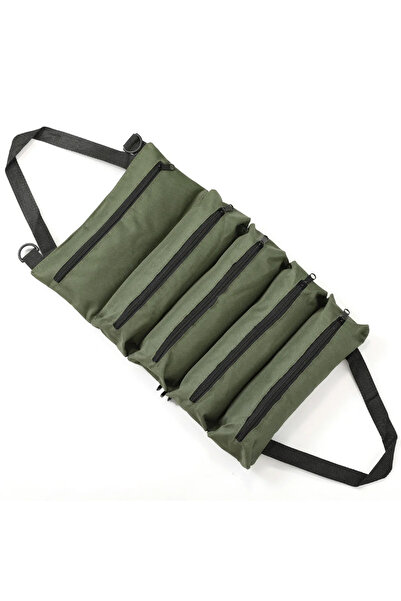 Choice حقيبة أدوات كهربائية خضراء لإصلاح السيارات، حقيبة لفافة محمولة متعددة ...