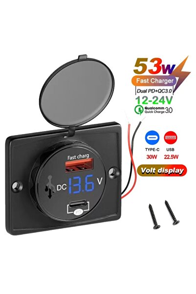 Choice1 شاحن حائط مع منفذ USB متعدد المنافذ (2-4 منافذ)، يدعم تقنية QC 22.5W ...