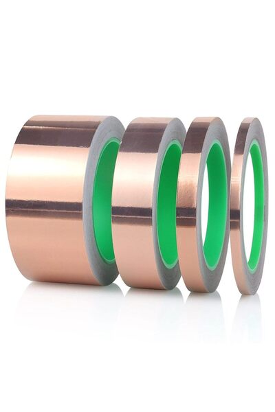 Choice3 شريط موصل مزدوج الجوانب، 8 مم، 20 متر، شريط معدني موصل للزجاج الملون،...