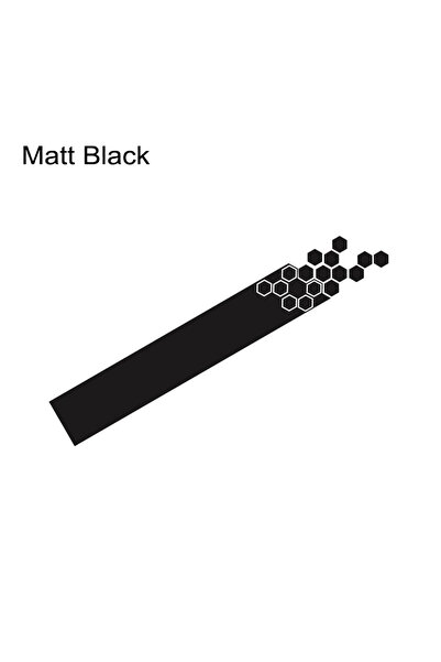 Choice ملصق غطاء محرك السيارة بتصميم خلية النحل باللون الأسود غير اللامع، مصن...