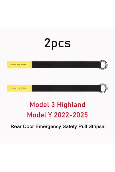 Choice قطعتان من مقابض الطوارئ لأبواب السيارات، مقبض يدوي لفتح الأبواب في حال...