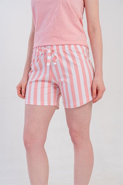 OBJE Women's Pink Pocket Shorts