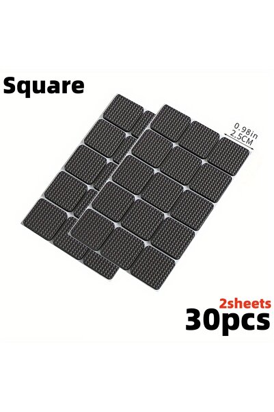 Choice وسادات عازلة للصوت للمقاعد والأثاث، مربعة الشكل، مقاس 4 مم، 30 قطعة أو...