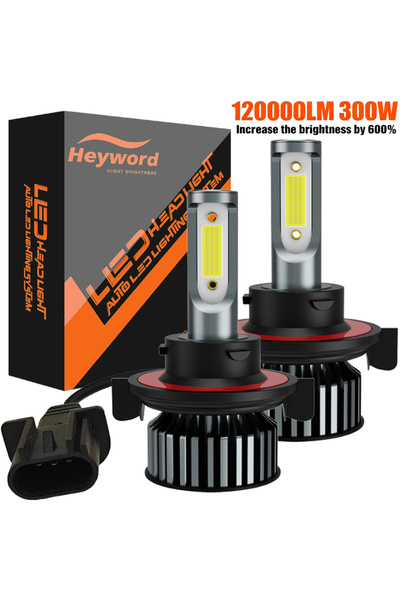 Choice10 مصباحان من نوع H13 Heyword، يعملان بجهد 12 فولت، موديلات 9005، 9006،...