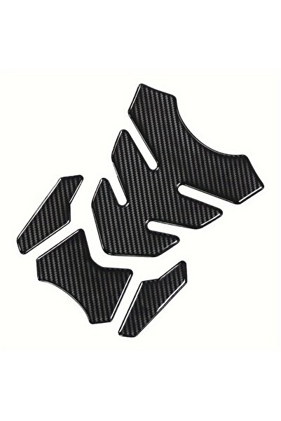 Choice واقي خزان وقود/زيت للدراجات النارية، مصنوع من ألياف الكربون خماسية الأ...