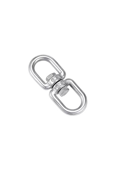 Choice M4 OO 304 Stainless Steel Double Ended Swivel Eye Hook Ring Connector ...