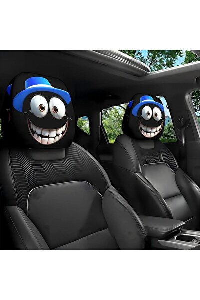 choice2 053-2pcs A two-piece set of exaggerated and fun car interior headrest...