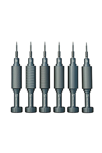Choice مجموعة مفكات براغي ميكانيكية جديدة عالية الصلابة مكونة من 6 قطع، محدبة...