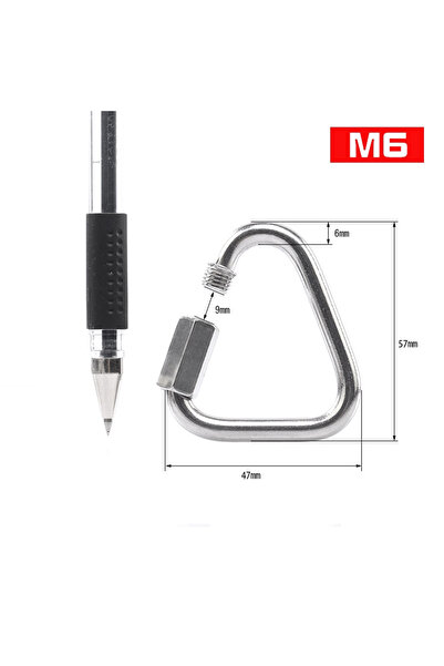 Choice حلقات وصل سريعة من الفولاذ المقاوم للصدأ M6 304، مشابك تثبيت مع صامولة...