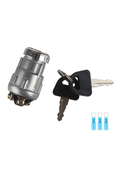 Choice Silver Ignition Starter Switch with 3 Position 3 Connection Terminal 2...