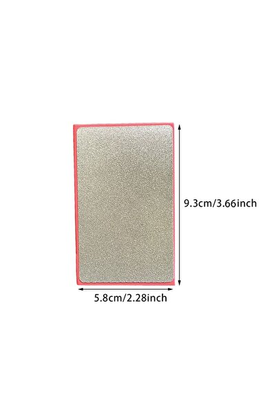 Choice5 وسادات تلميع يدوية ماسية حمراء بحبيبات رملية 100، مناسبة للبلاط والزج...