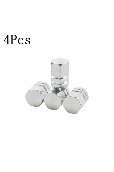 Choice أغطية صمامات إطارات السيارات من دوتريو، فضية اللون، 4 قطع، أغطية مانعة...