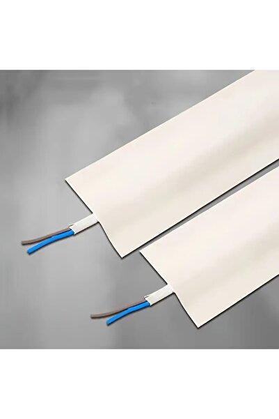 Choice5 كابل مرن ذاتي اللصق بطول 3 أمتار، أبيض، قطعة واحدة (39.37 بوصة)، يُثب...