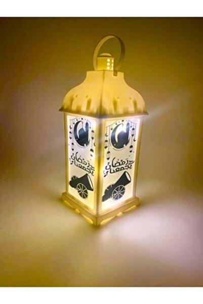 Generic فانوس رمضاني ديكور ضوء نجوم متعددة - مقاس 35×15×15 سم