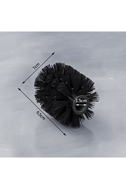 Choice فرشاة تنظيف الحمام، قطعة واحدة، بديلة لفرشاة المرحاض، رأس أبيض وأسود، ...