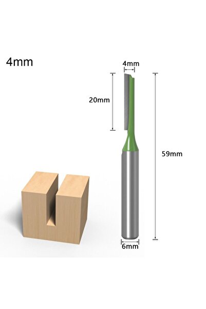 Choice6 رؤوس راوتر ذات ساق 4 مم و 6 مم، قاطع طحن أحادي الحافة وثنائي الحافة، ...