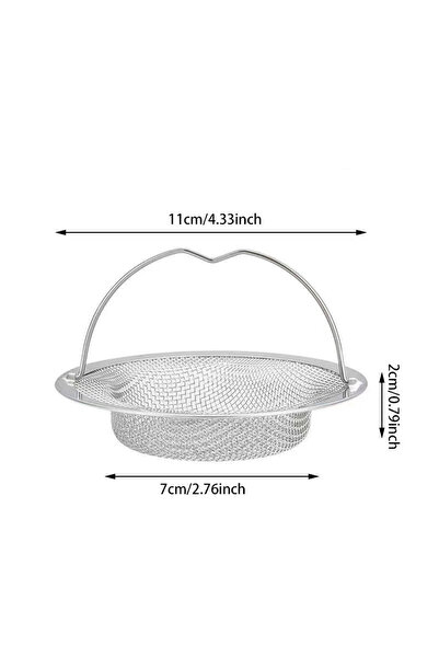 Choice قطعتان من النوع أ، فلتر حوض المطبخ من الفولاذ المقاوم للصدأ، مضاد للان...
