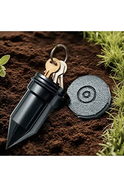 Choice1 1pcs black New Garden Key Hider Realistic Underground Watering Can Ke...