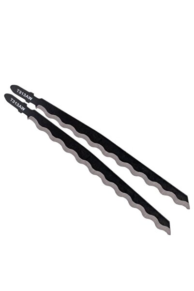 Choice1 قطعتان من شفرة منشار عالمية - طول 152 مم، مسننة ومموجة، تُستخدم لقطع ...