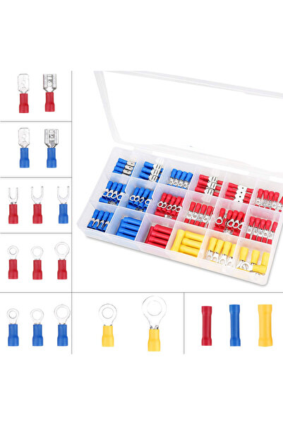 Choice 300 قطعة من موصلات الكابلات المعزولة من WOZOBUY، مجموعة من أطراف التوص...