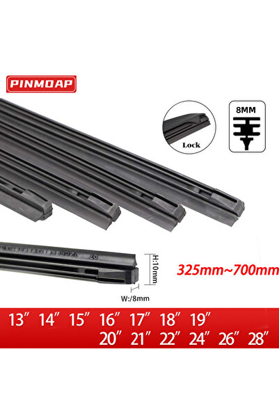 Choice4 شريط تعبئة شفرة ماسحة زجاج السيارة الأمامي، بطول 700 مم (28 بوصة)، قط...