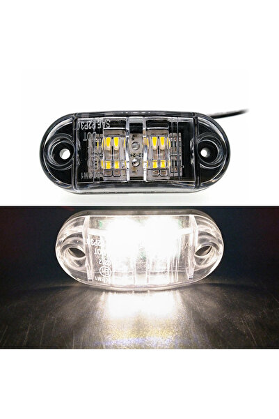 Choice مصابيح جانبية LED بيضاء، قطعة واحدة، 10 فولت/30 فولت، مصابيح تحذير خلف...