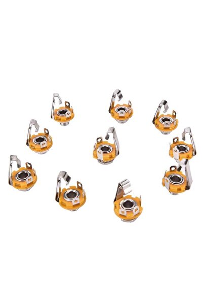 Choice 10PCS 10Pcs 6.5mm Stereo Plug Jack Audio Female Connector Solder Weldi...